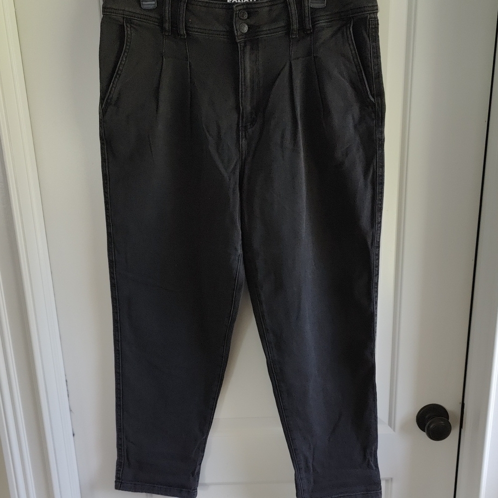 Sonoma Black Pleated Women Casual Jeans NWT